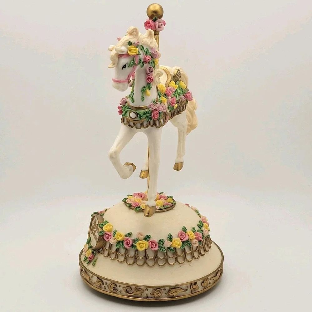 San Francisco Music Box Co Carousel Horse "My Mother My Memories" Musical - Picture 5 of 11